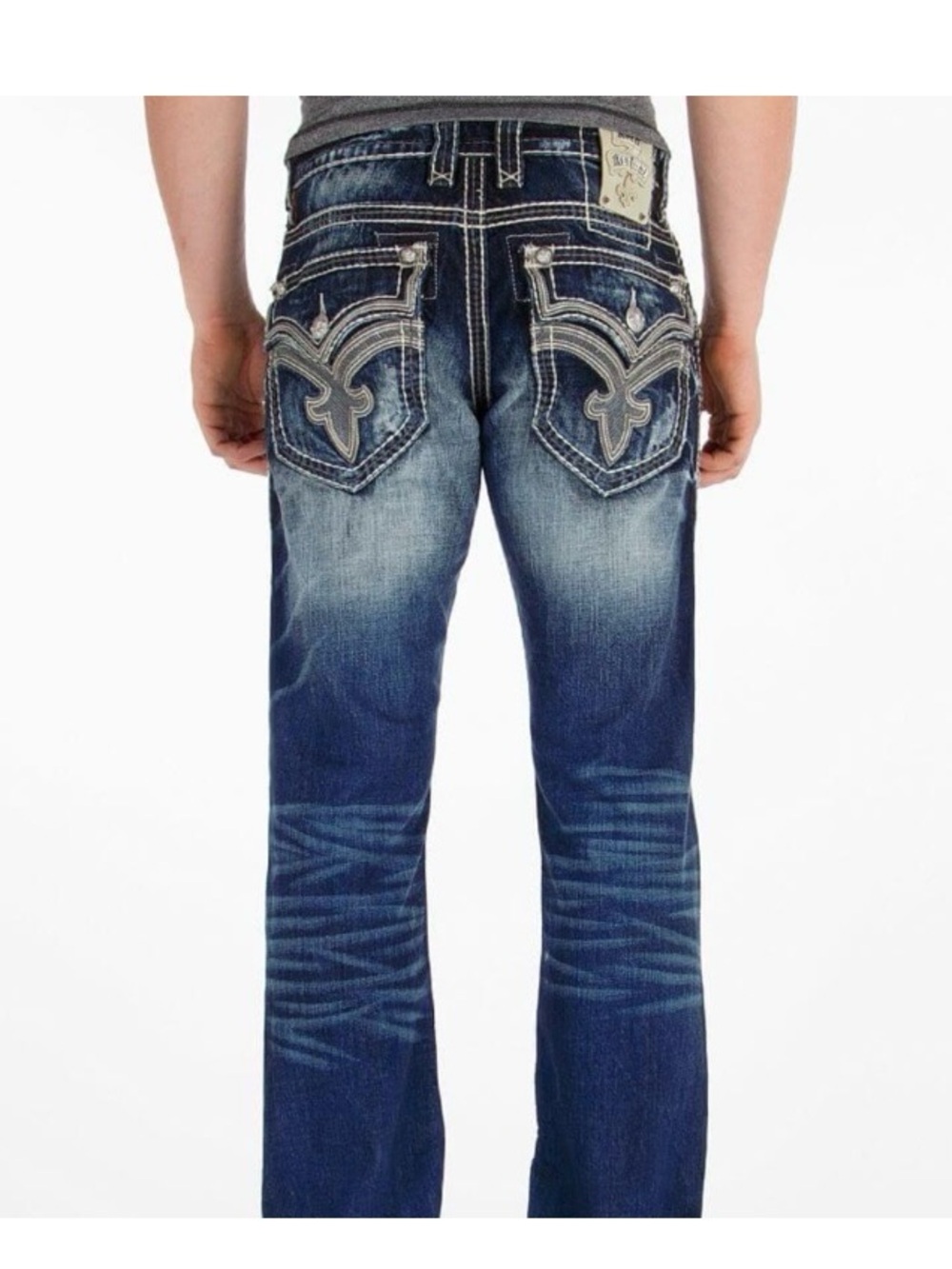 Rock Revival Size 32 Bob Straight Denim Jeans